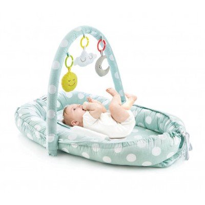 BabyJem hnízdečko Between Parents Baby Bed Green