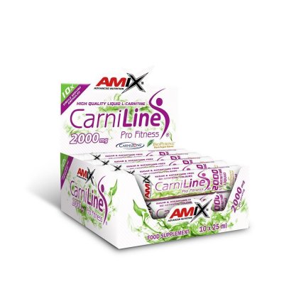 Amix CarniLine ProFitness 2000, Fresh Lime, 10 x 25 ml