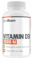 GymBeam Vitamín D3 1000 IU 120 kapslí 120 ks