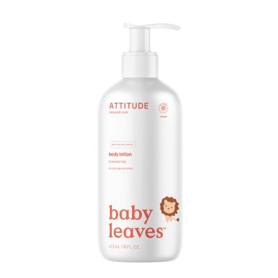 ATTITUDE Baby leaves Dětské tělové mléko s vůní hruškové šťávy 473ml