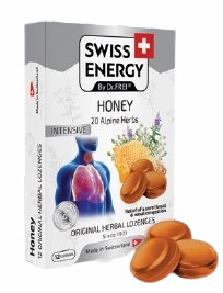 Swiss Energy Bylinné pastilky 20 Bylin + Med 12ks