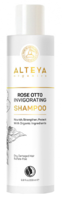 Alteya Povzbuzující šampon na suché a poškozené vlasy s růžovým olejem 200ml