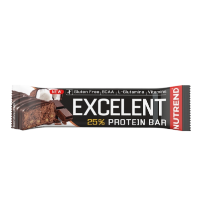 Nutrend Excelent Protein Bar Čokoláda, kokos 40 g