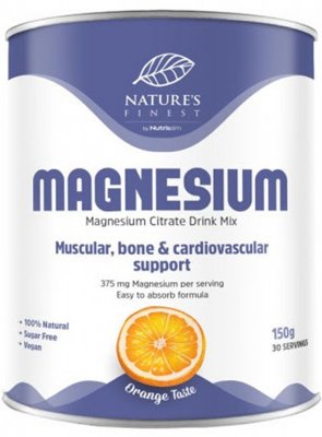 Nutrisslim Magnesium Citrate pomeranč 150 g
