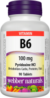 Webber Naturals B6 100mg 90 tablet