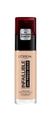 L'Oréal Paris Infaillible Fresh Wear dlouhotrvající tekutý make-up 220 Sable Sand 30 ml