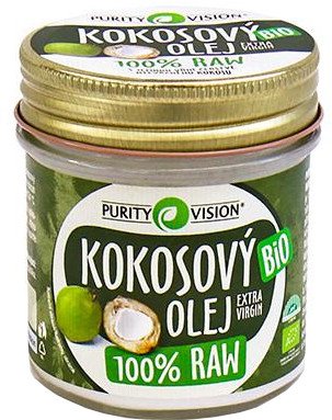 Purity Vision Raw kokosový olej BIO 120ml
