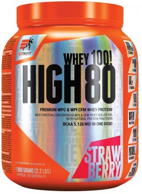 Extrifit High Whey 80 Jahoda 1000 g - Extrifit High Whey 80 1000 g