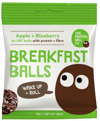 The Protein ball co Breakfast jablko + borůvky 45 g