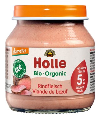 Holle Bio dětská přesnídávka Hovězí maso 125 g