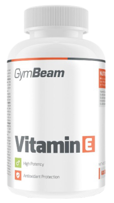 GymBeam Vitamin E unflavored 60 kapslí