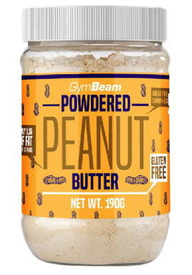 GymBeam Powdered Peanut Butter unflavored - 191 g
