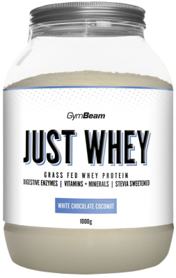 GymBeam Just Whey 1000 g white chocolate coconut