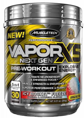 MuscleTech Vapor X5 Next Gen blue raspberry 232g