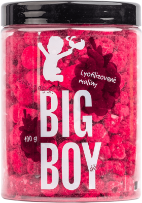 BIG BOY Maliny celé lyofilizované 100g