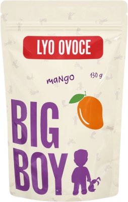 BIG BOY Mango plátky lyofilizované Eko varianta 130 g