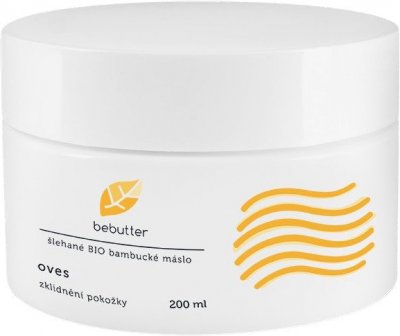 Bebutter Šlehané BIO bambucké máslo oves 200ml