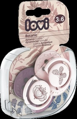 Lovi dudlíky Botanic girl vínová růžová