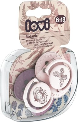 Lovi dudlíky Botanic girl vínová růžová