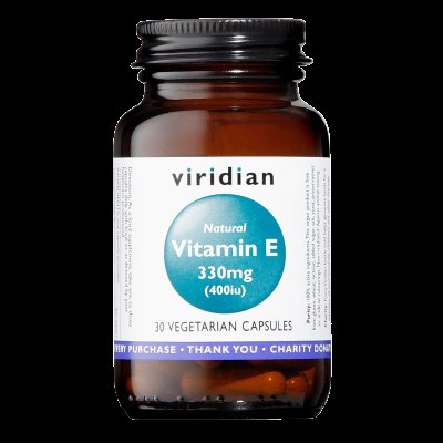 Viridian Vitamin E 330mg 400iu 30 kapslí