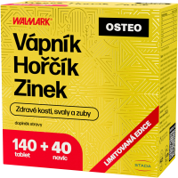 Walmark Vápník, Hořčík, Zinek Osteo 120+60 tablet Walmark Vápník, Hořčík, Zinek Osteo 120+60 tablet