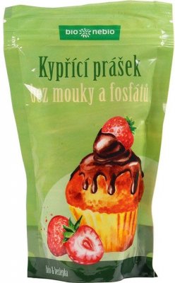 bio*nebio Bio kypřící prášek z vinného kamene 150g