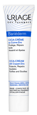Uriage Bariéderm Regenerační krém s obsahem mědi a zinku 40 ml