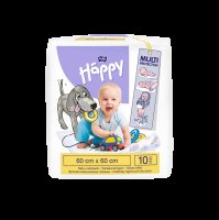 Bella Baby Happy přebalovací podložky 60 x 60 10 ks Bella Baby Happy přebalovací podložky 60 x 60 10 ks