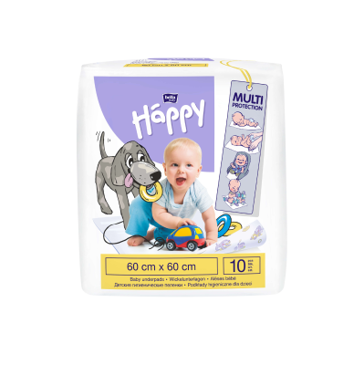 Bella Baby Happy přebalovací podložky 60 x 60 10 ks Bella Baby Happy přebalovací podložky 60 x 60 10 ks