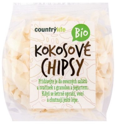 Country Life Chipsy kokosové BIO 150 g