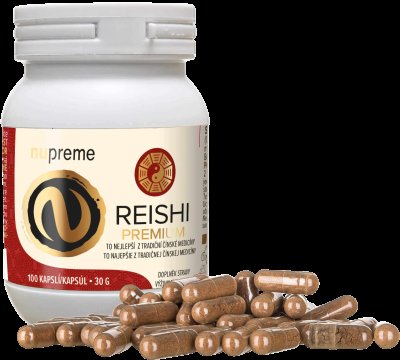 Nupreme Reishi extrakt 100 kapslí Nupreme Reishi extrakt 100 kapslí