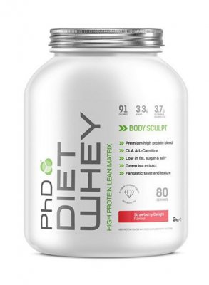 PhD Nutrition Diet Whey jahoda 2 kg