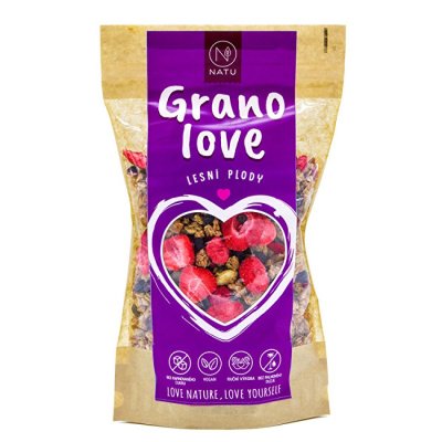 NATU Granolove Lesní plody 350 g