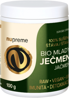 Nupreme BIO Mladý ječmen Premium 100g