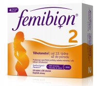 Femibion 2 Těhotenství 28 tablet + 28 tobolek - FemiBion 2 s vitamínem D3 30 + 30 tablet