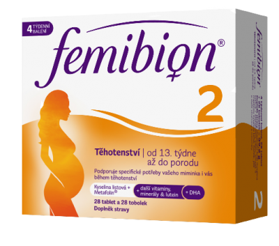 Femibion 2 Těhotenství 28 tablet + 28 kapslí 56 tablet
