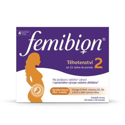 FemiBion 2 s vitamínem D3 30 + 30 tablet