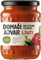 ZDRAVO Ajvar z pečené papriky pálivý 560g