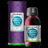 Viridian Elderberry Extract + Vitamin C 100ml Organic Viridian Elderberry Extract + Vitamin C 100ml Organic
