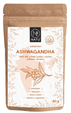 NATU Ashwagandha BIO prášek 80 g