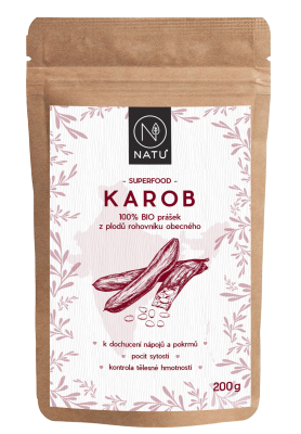 NATU Karob BIO prášek 200 g