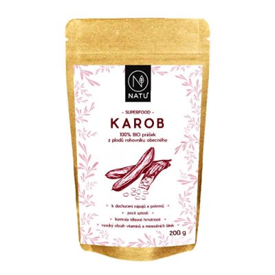 NATU Karob BIO prášek 200 g