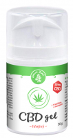 Zelená země CBD hřejivý gel 50g