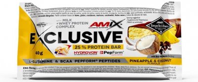 AMIX Exclusive Protein Bar, Ananas-kokos, 40g