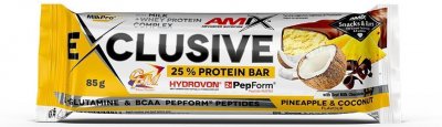AMIX Exclusive Protein Bar, Ananas-kokos, 85g