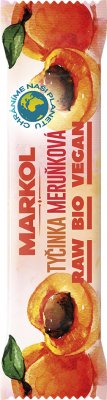 Markol Bio meruňková raw tyčinka 40g