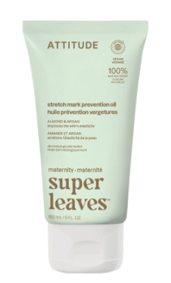 Attitude Blooming Belly přírodní olej pro těhotné a po porodu argan a mandle 150 ml