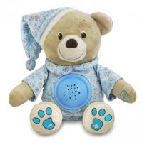 Baby Mix Plyšový medvídek s projektorem modrý