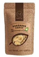 NATU Banánové chipsy BIO 80 g