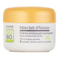 SO´BIO étic Krém výživný s obsahem oslího mléka BIO 50ml